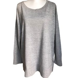 Talbots gray sweater XL